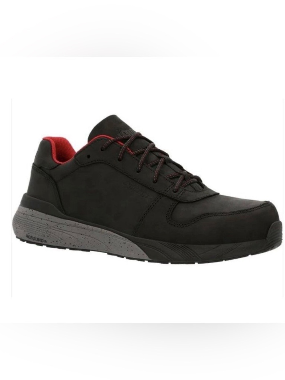 Rocky Industrial Athletix 3 Mens Composite Toe Shoes
Black/Red
Size 11.5
New NIB
